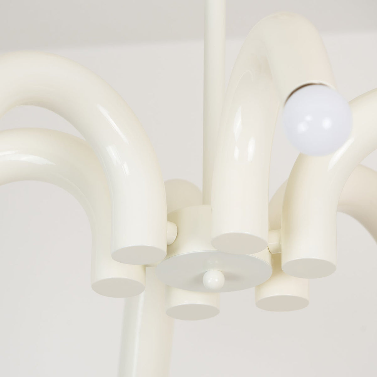 Fivelle Modern Cream Multi-Arm Chandelier-Neutral Decor