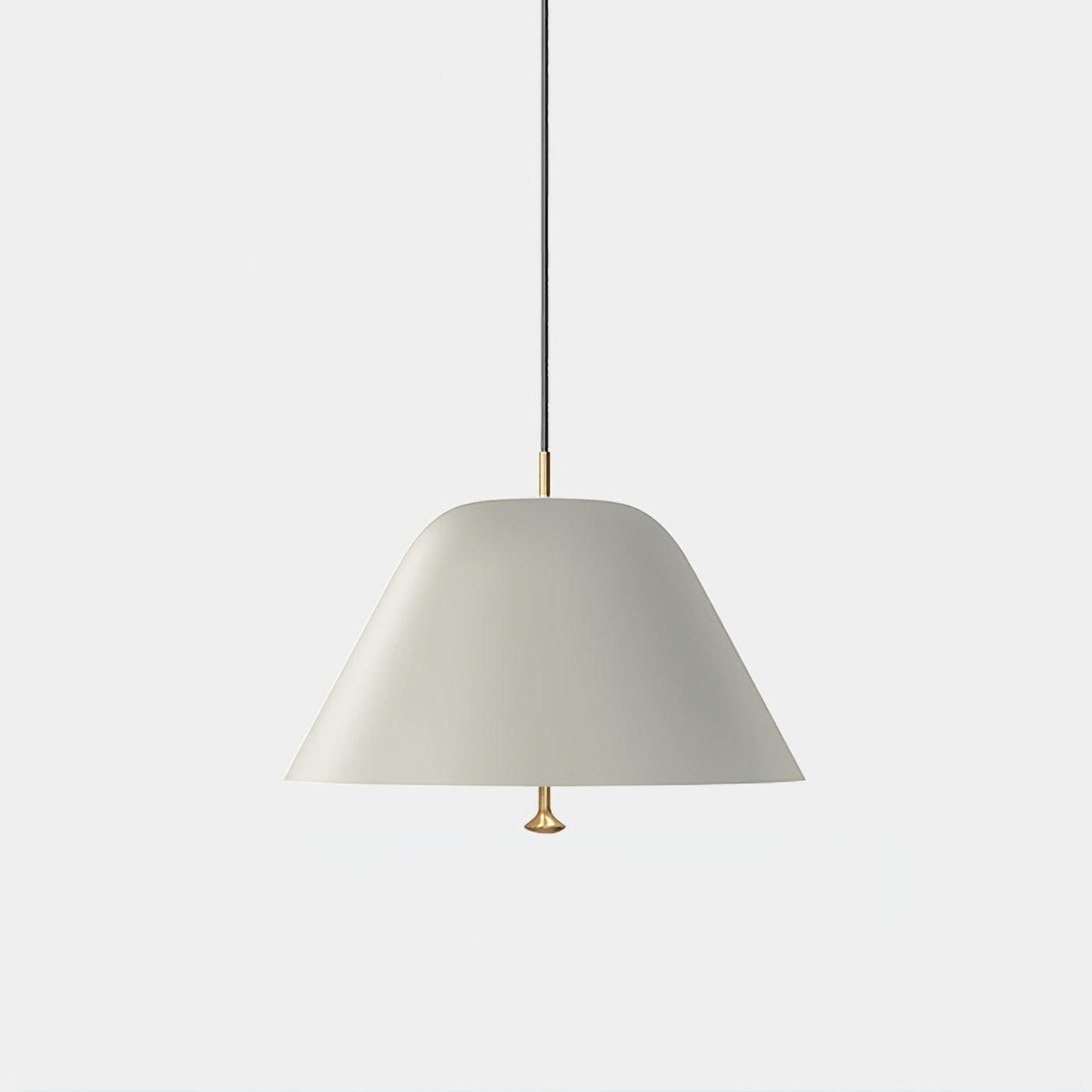 Pendant Lamp Modern Metal Shade in Green and White Minimalist-Neutral Decor