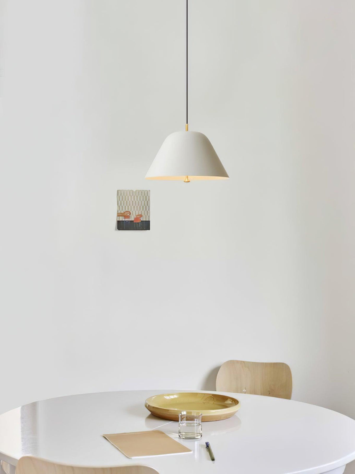Joreris Suspension en Verre Cloche Laiton Minimaliste