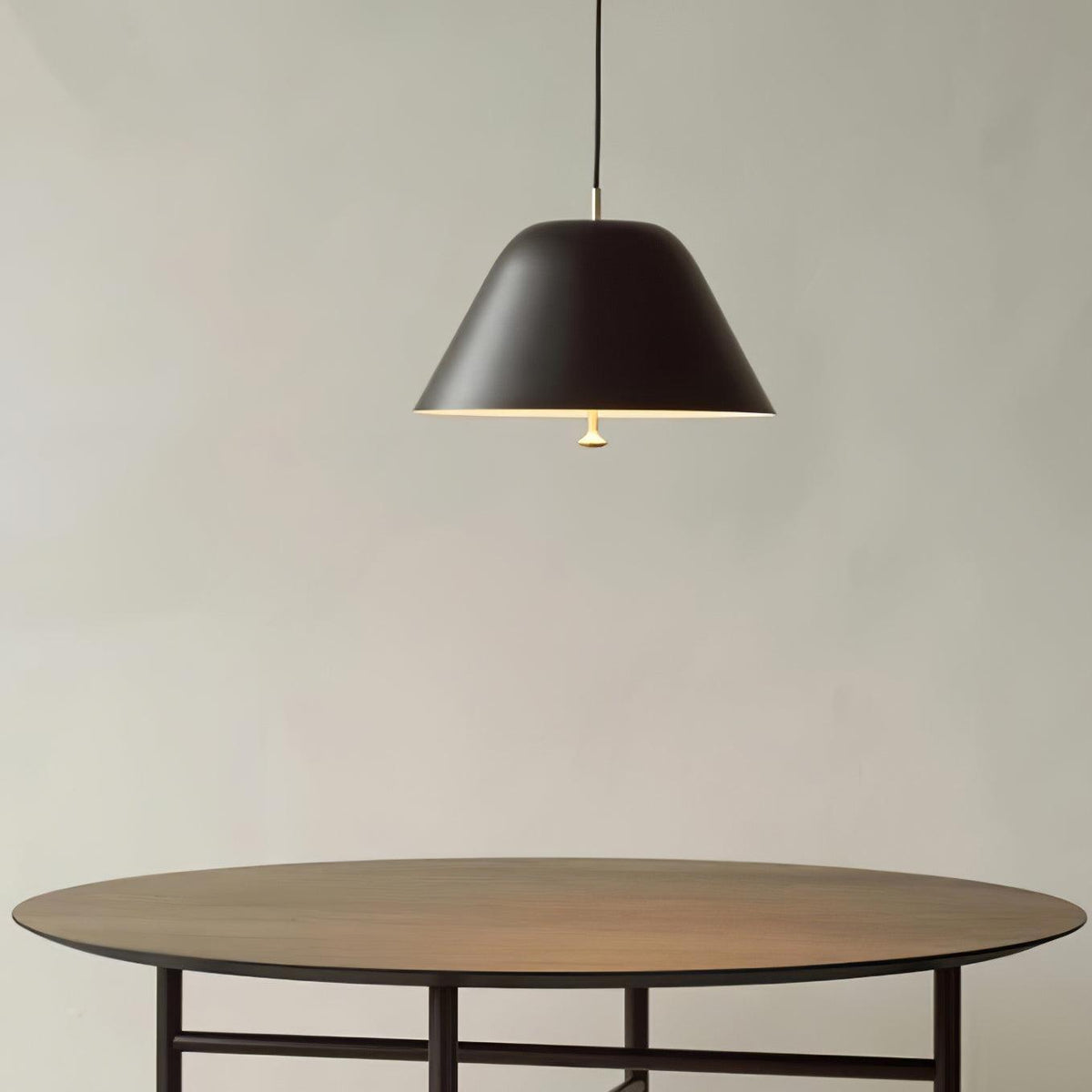 Joreris Suspension en Verre Cloche Laiton Minimaliste
