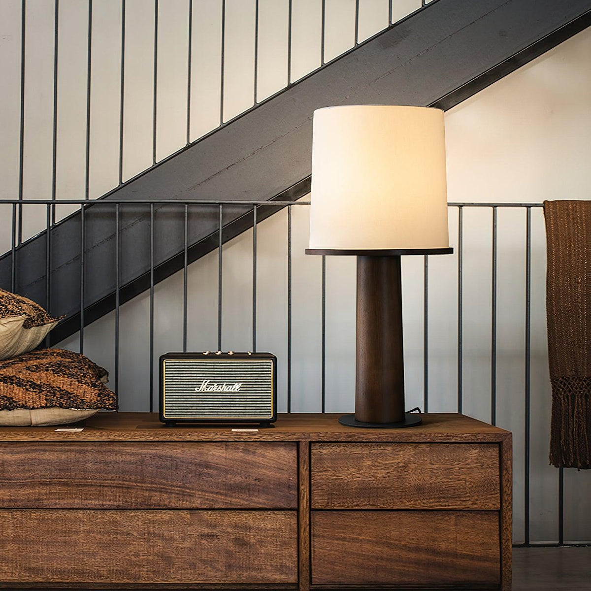 Jennifer Modern Wood Table Lamp-Neutral Decor