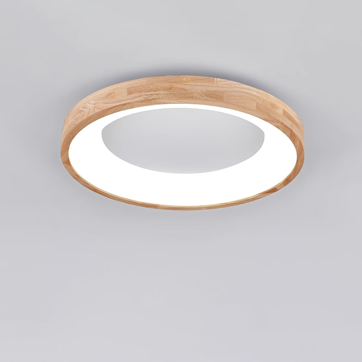 Ivarena Plafonnier Minimaliste Carré en Bois