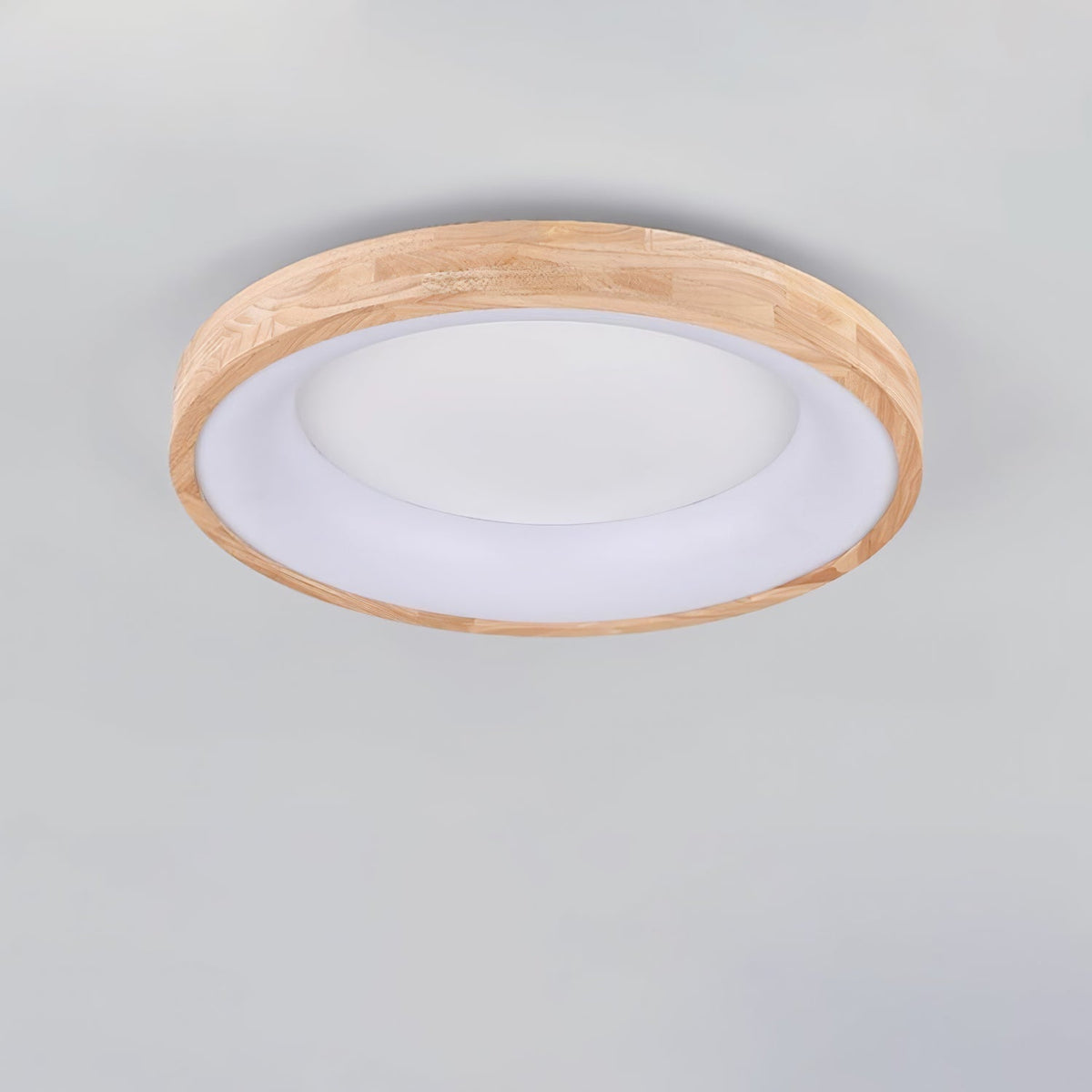 Ivarena Plafonnier Minimaliste Carré en Bois