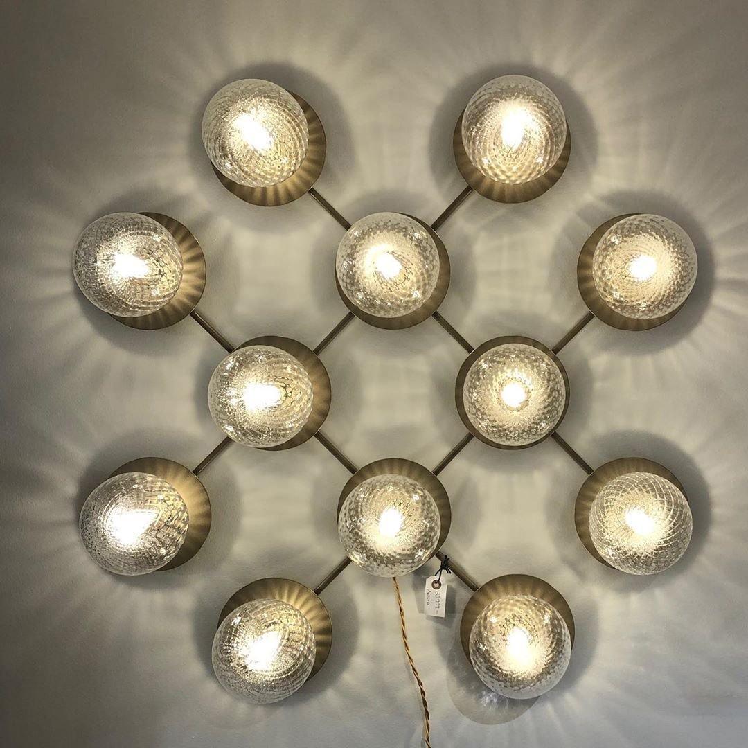 Ravaira Lampe Murale Disque Globe Minimaliste