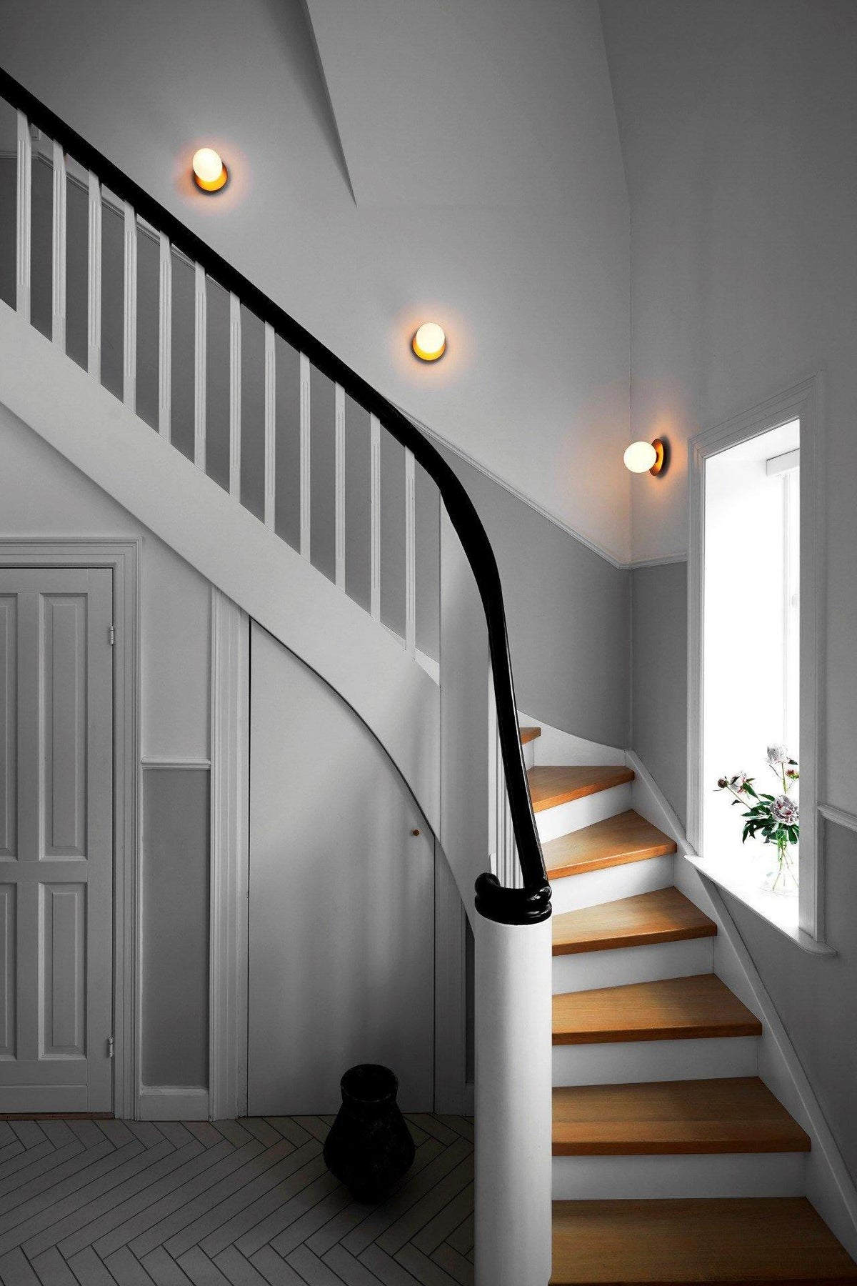 Ravaira Lampe Murale Disque Globe Minimaliste