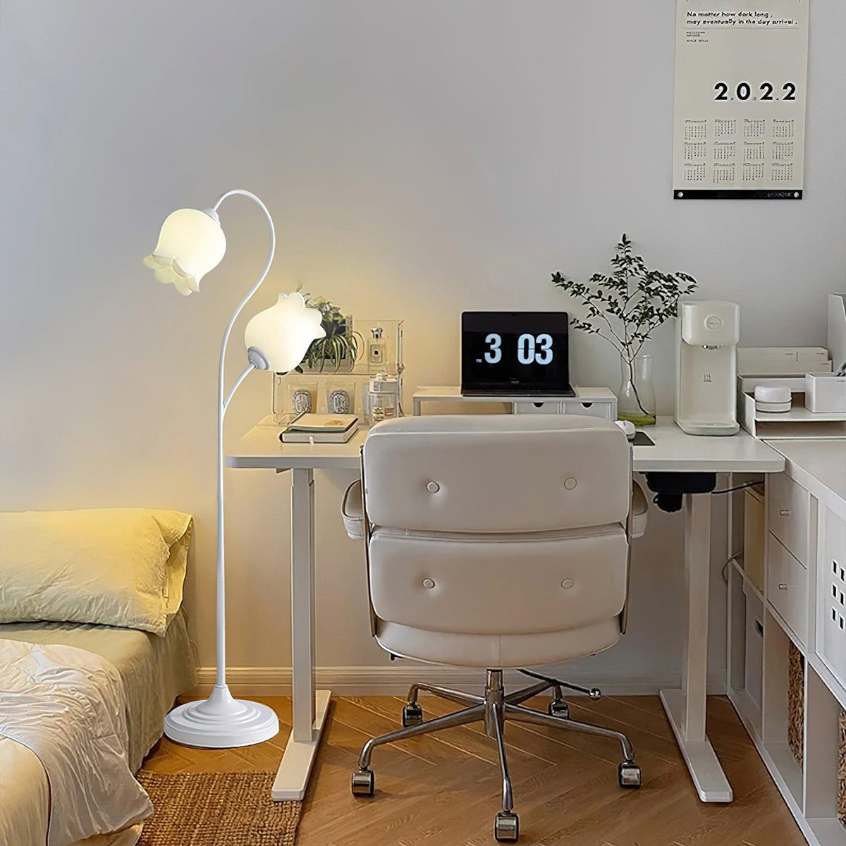Zevelil Lampadaire Floral