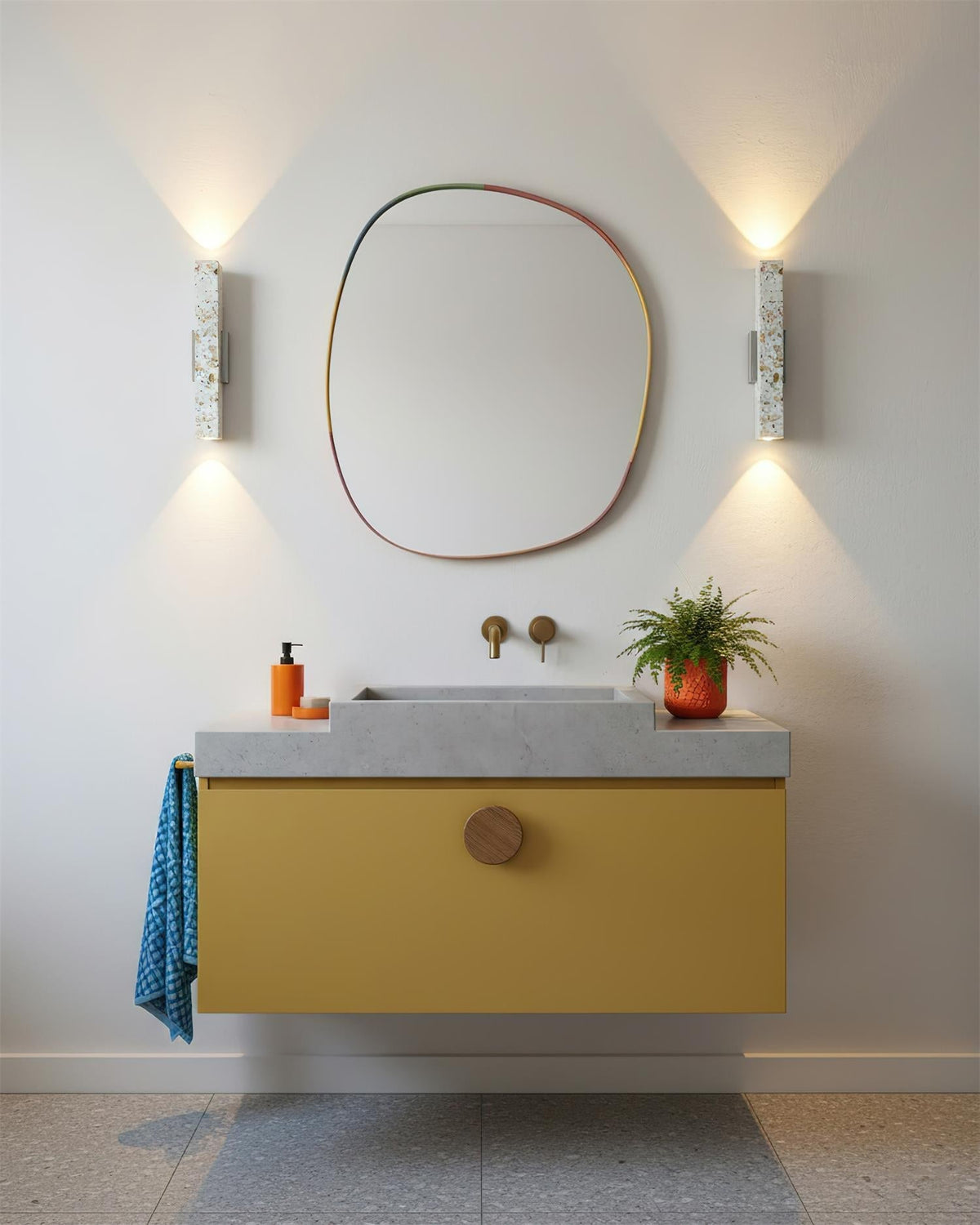 Renaelle Applique Murale en Terrazzo