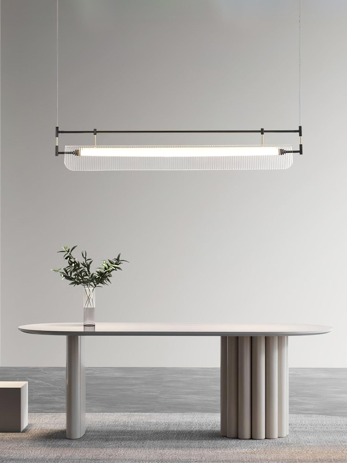 Zorista Lustre Linéaire en Acrylique Long