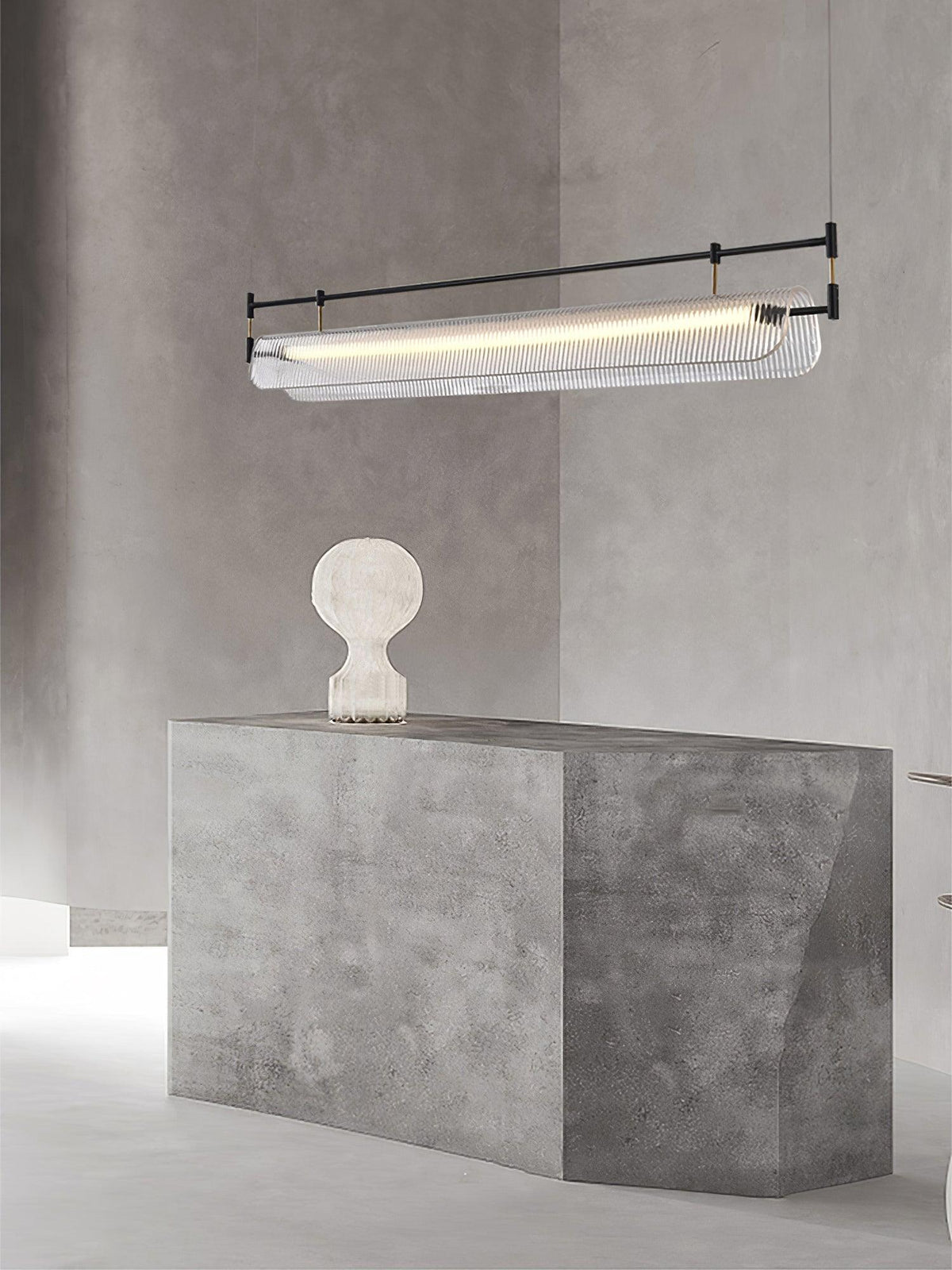 Zorista Lustre Linéaire en Acrylique Long