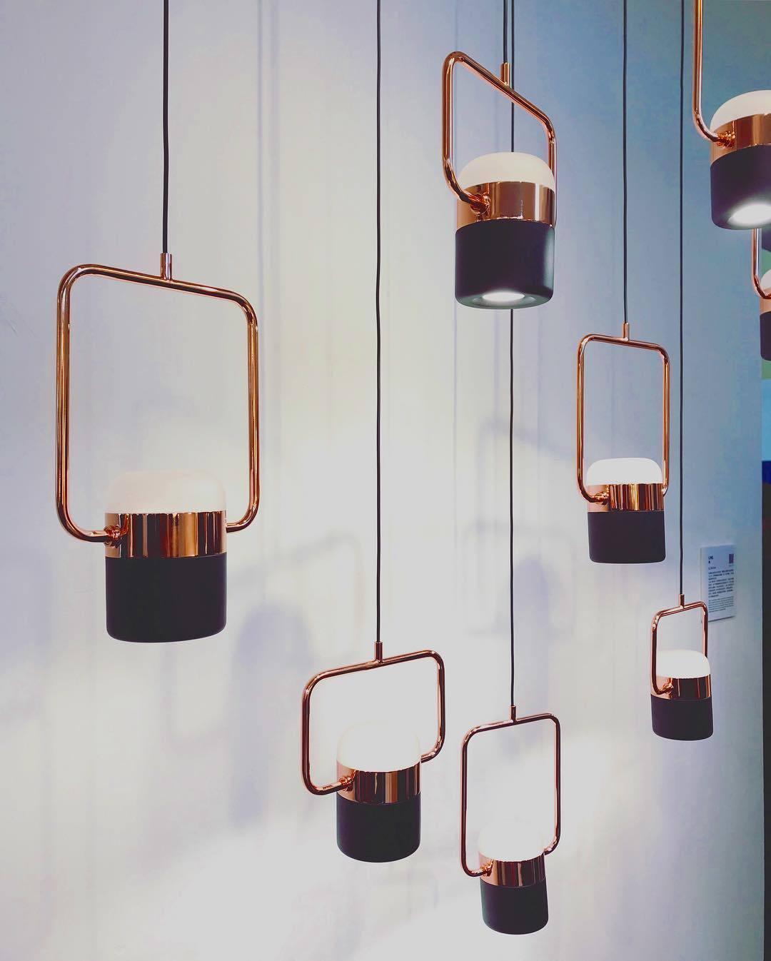 Osoria Suspension Ajustable en Verre avec Laiton