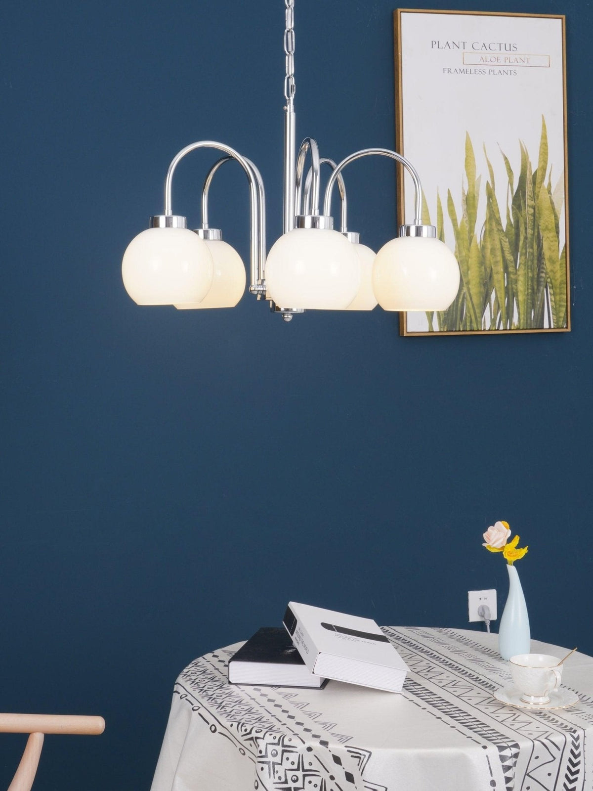 Iseleya Lustre Boules en Verre Jaune