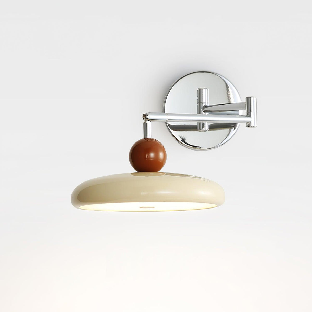 Ovelle Swing Arm Wall Lamp-Neutral Decor