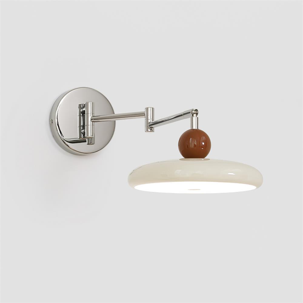 Ovelle Swing Arm Wall Lamp-Neutral Decor