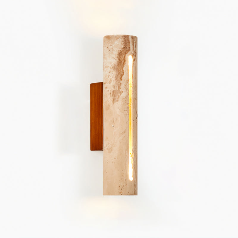 Nissa Travertine Wall Light-Neutral Decor