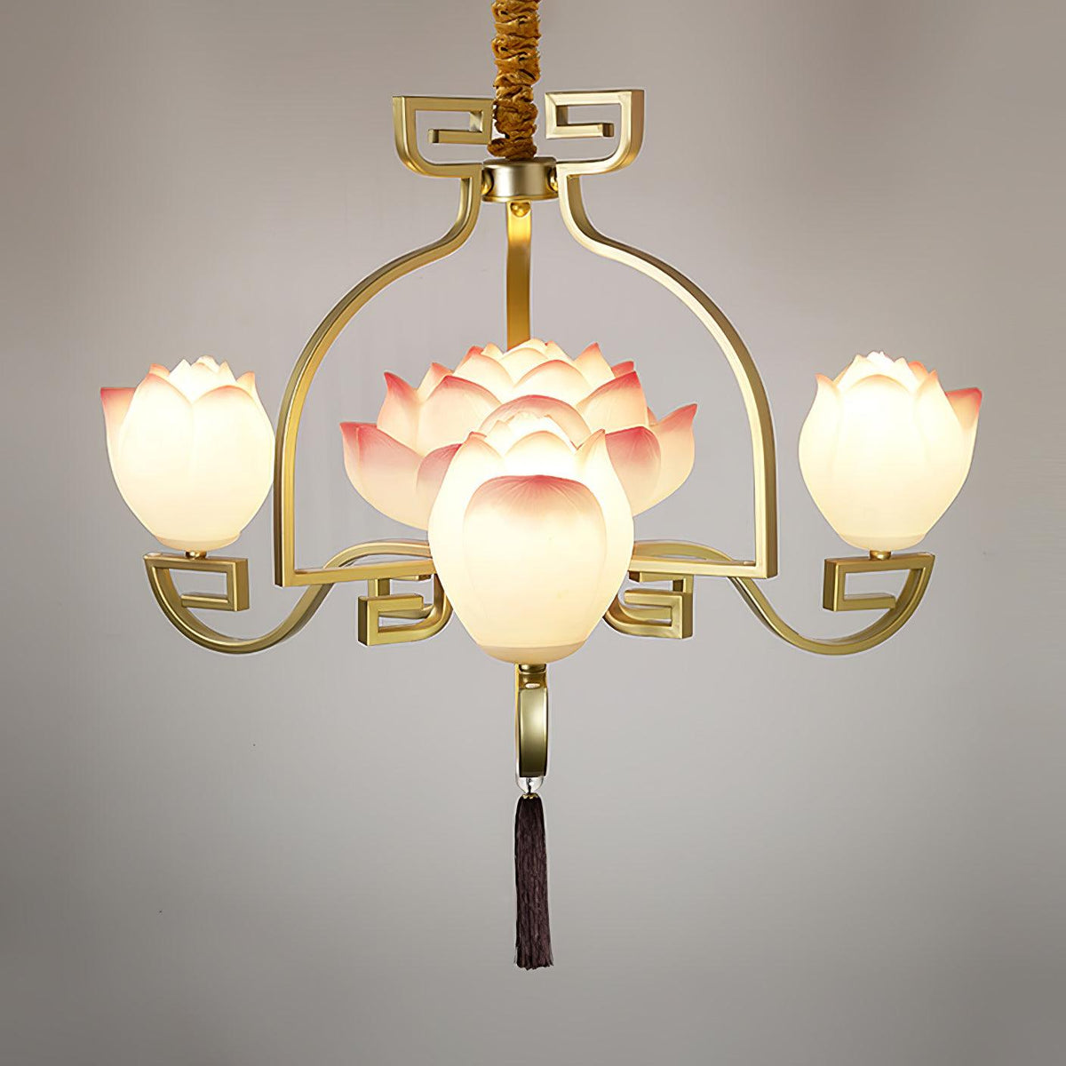 Lotus Lustre oriental en résine