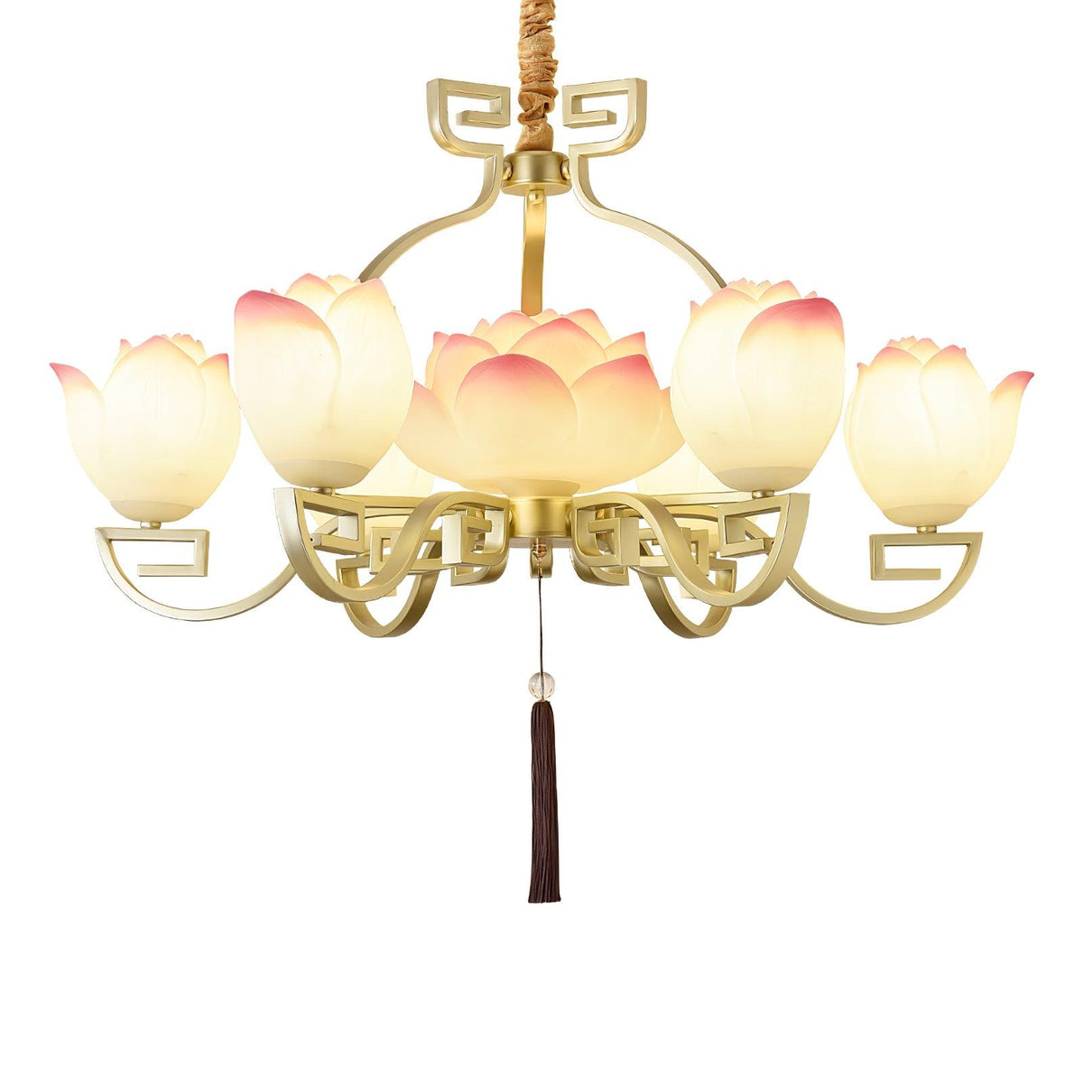 Lotus Lustre oriental en résine
