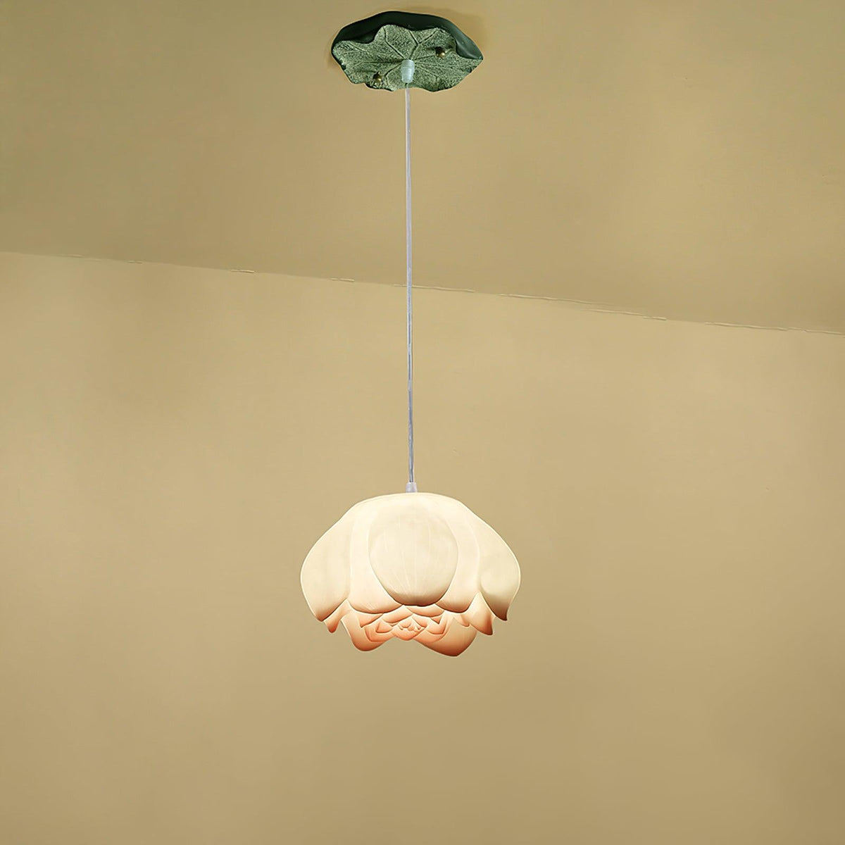 Tavana Suspension 7 Lumières Rose Blanc