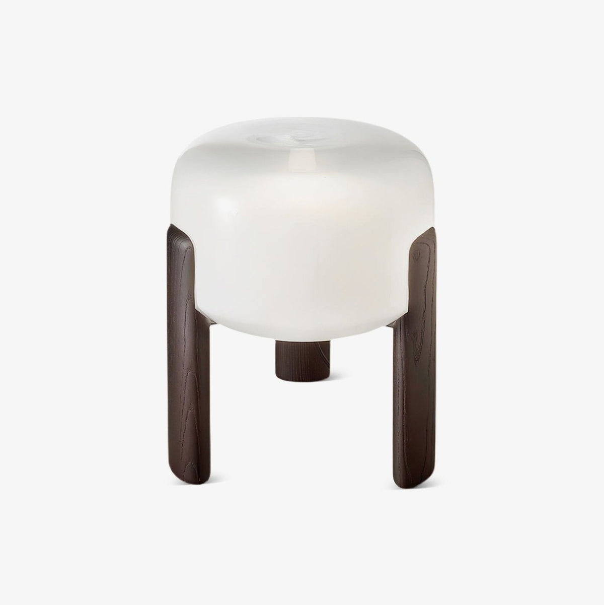 Elden Lampe de Table en Bois Et Verre