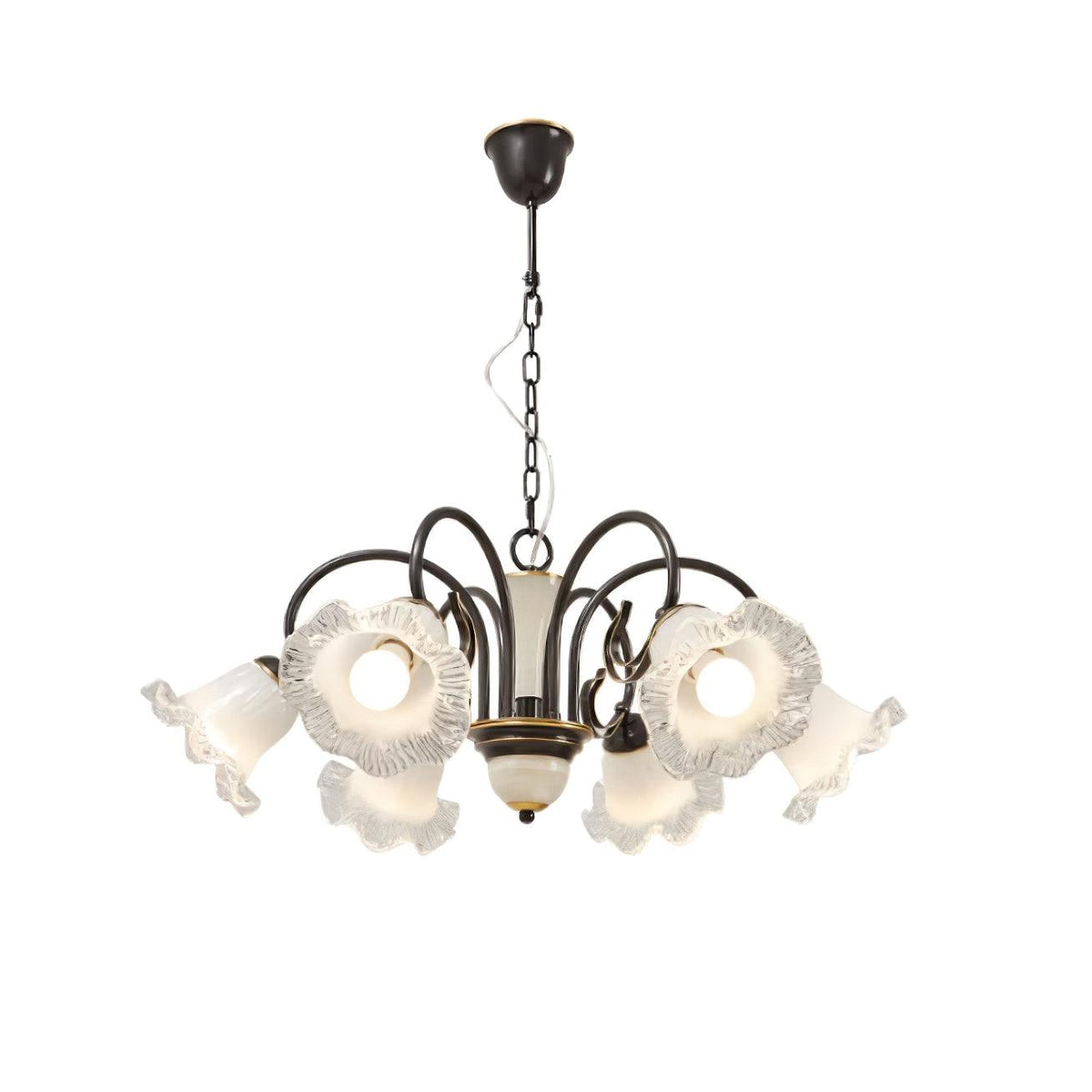 Umiron Lustre Fer Verre Gothique