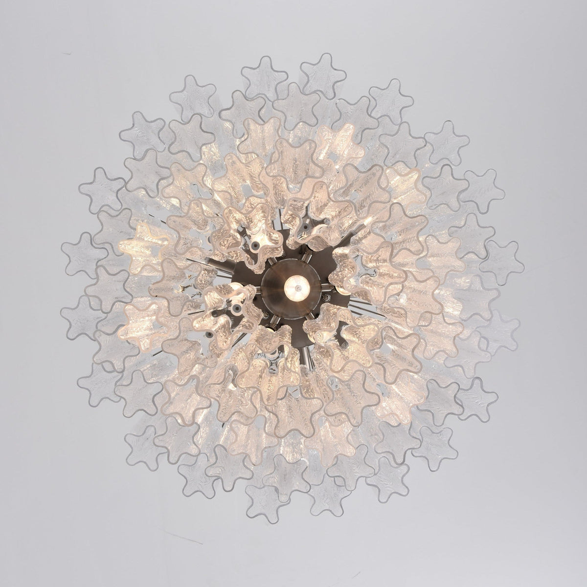 Elvira Lustre Transparent Verre Multi-Étage Cristal Lueur