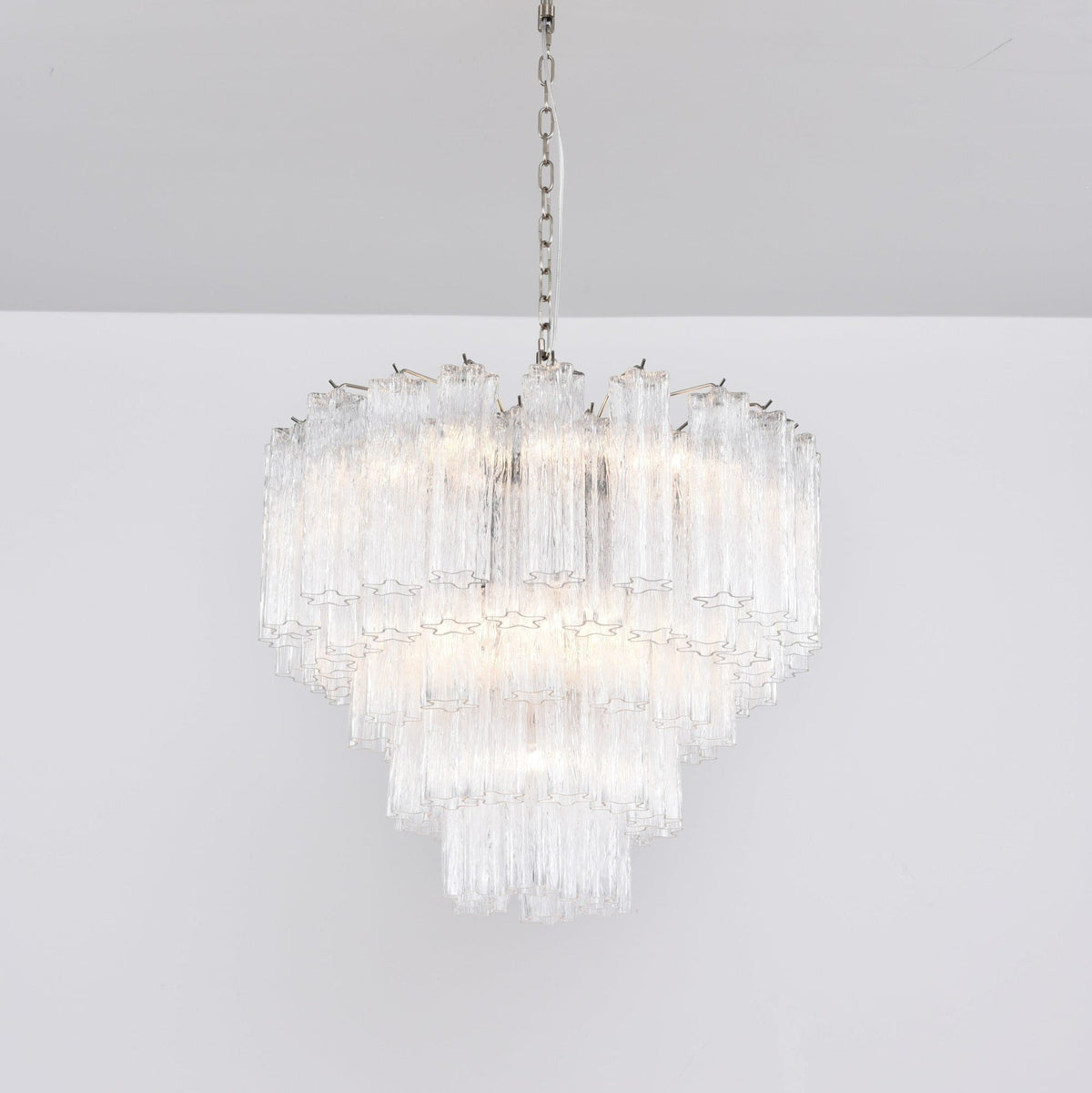 Elvira Lustre Transparent Verre Multi-Étage Cristal Lueur