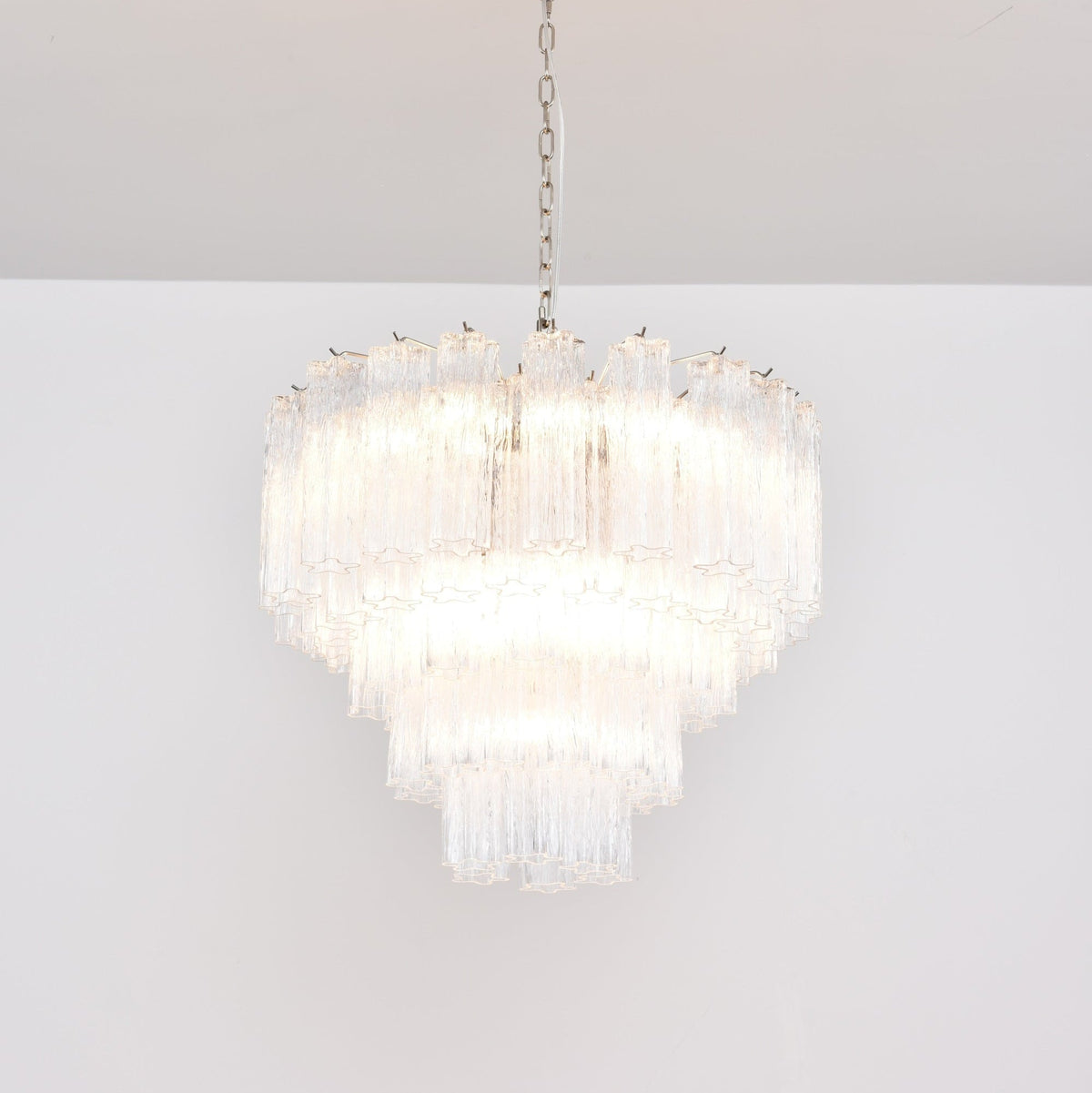 Elvira Lustre Transparent Verre Multi-Étage Cristal Lueur