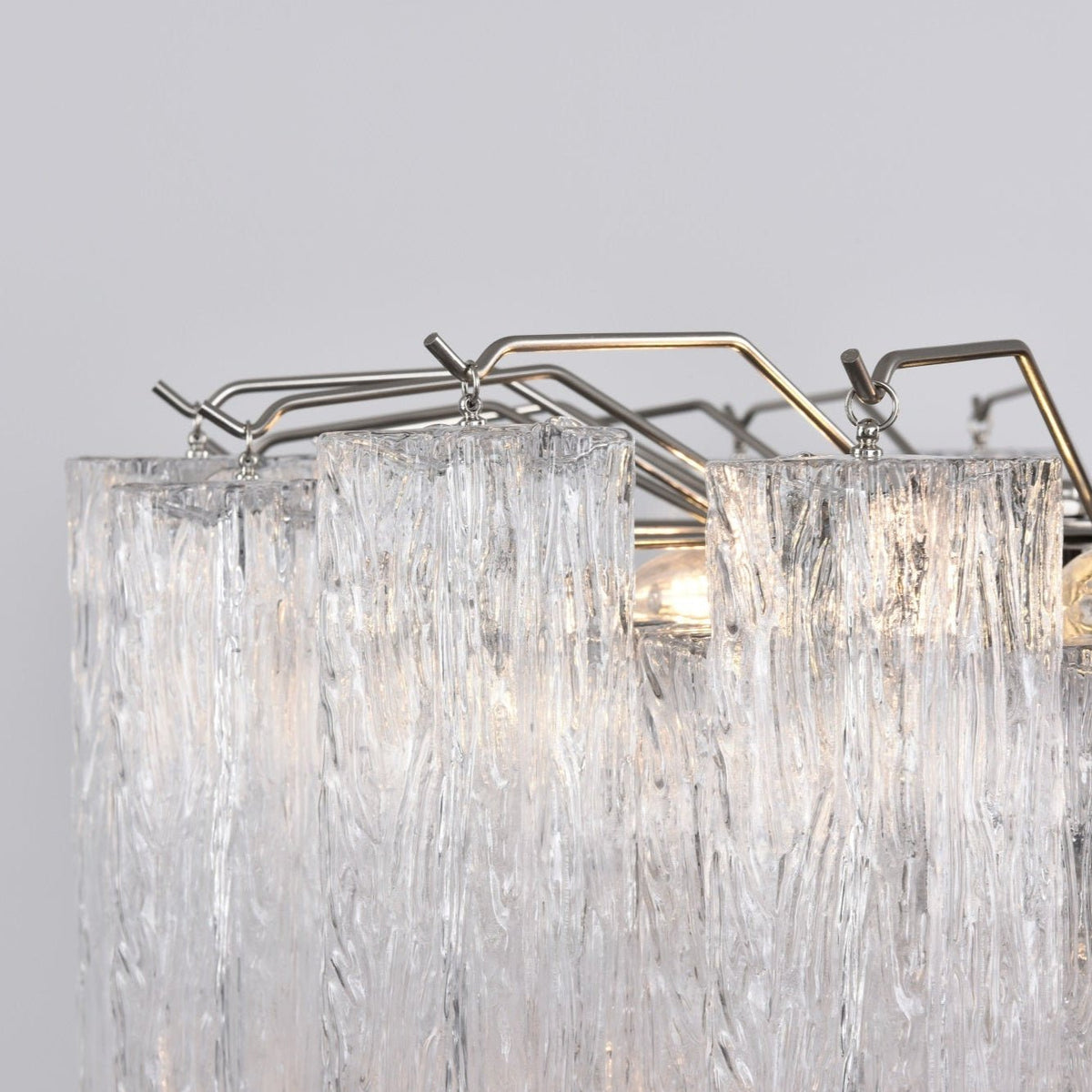 Elvira Lustre Transparent Verre Multi-Étage Cristal Lueur