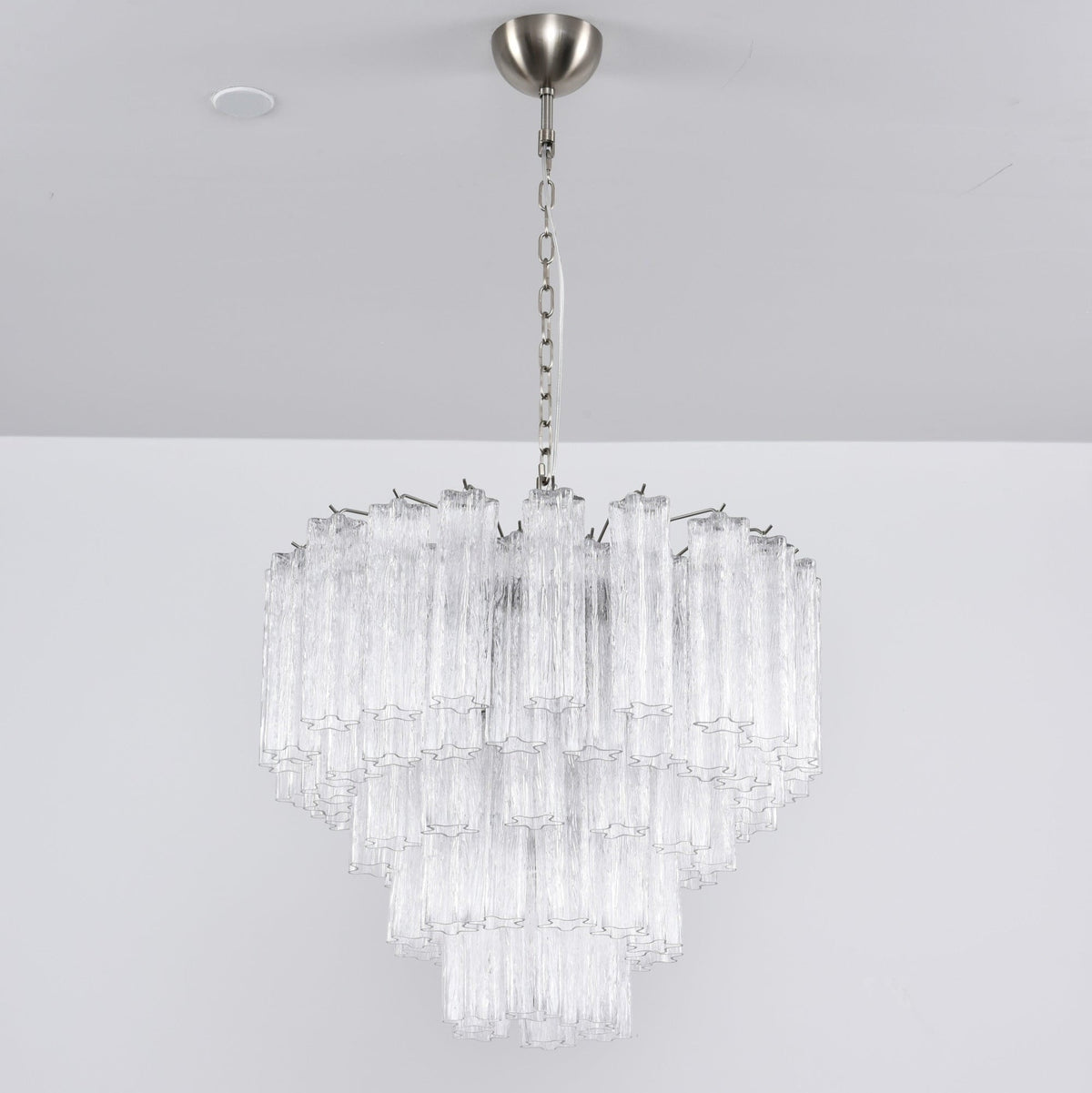 Elvira Lustre Transparent Verre Multi-Étage Cristal Lueur