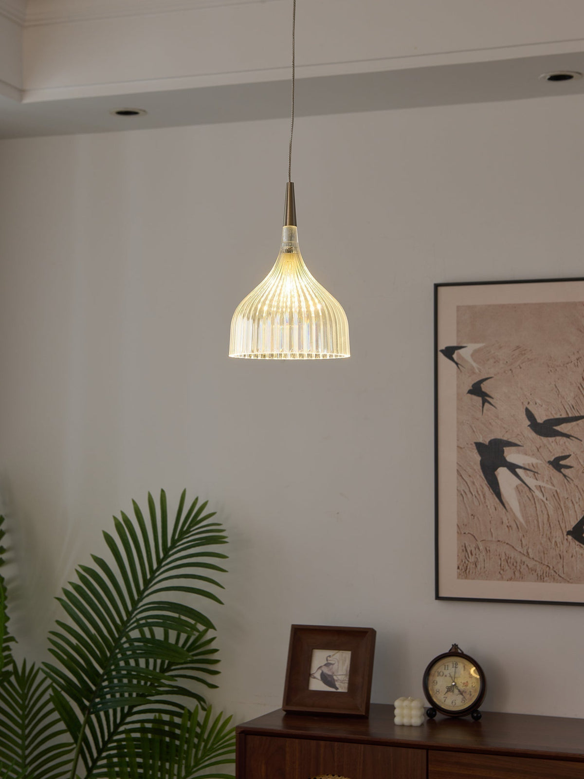 Fiore Suspension Métal Élégante
