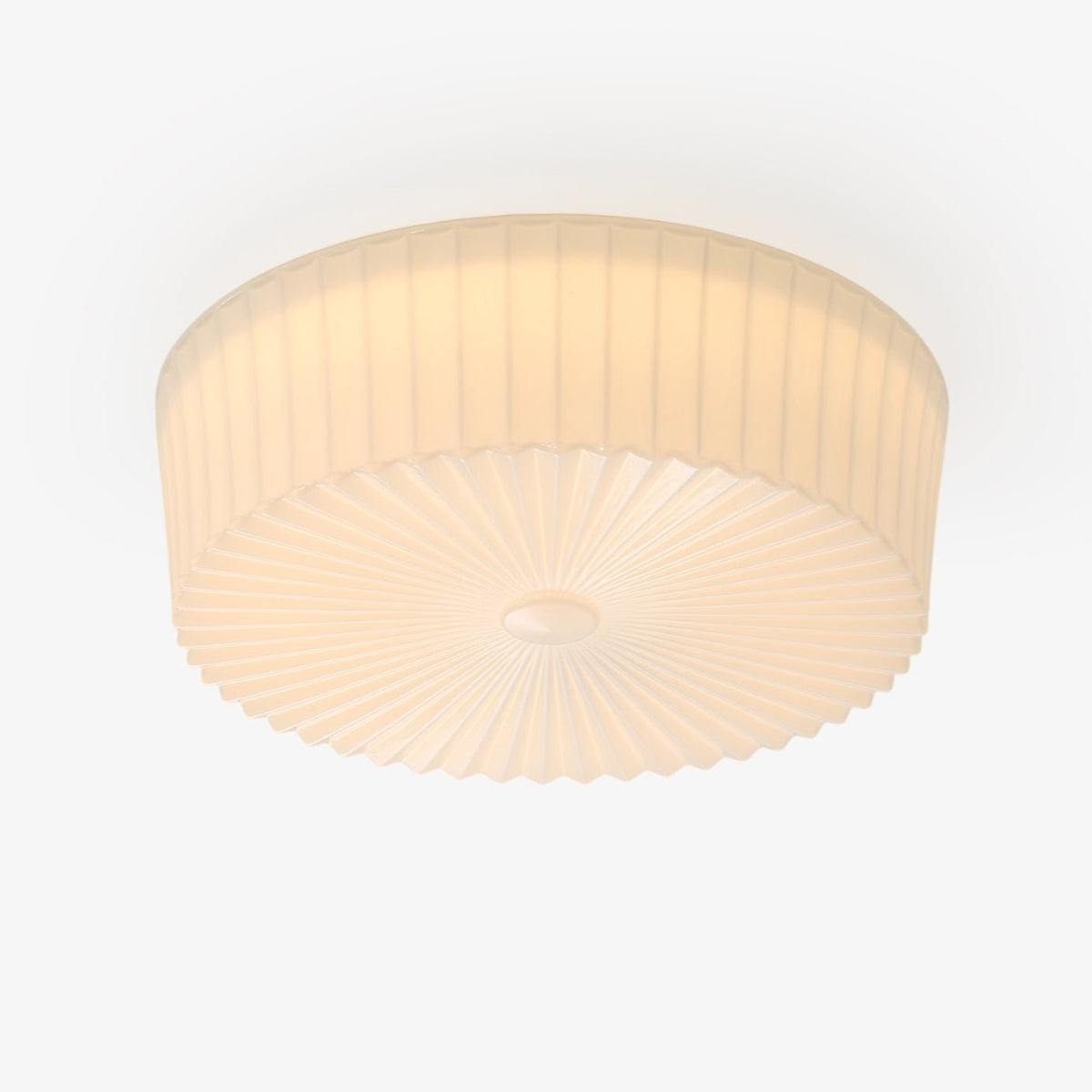 Dorora Plafonnier Tambour en Verre Radiant