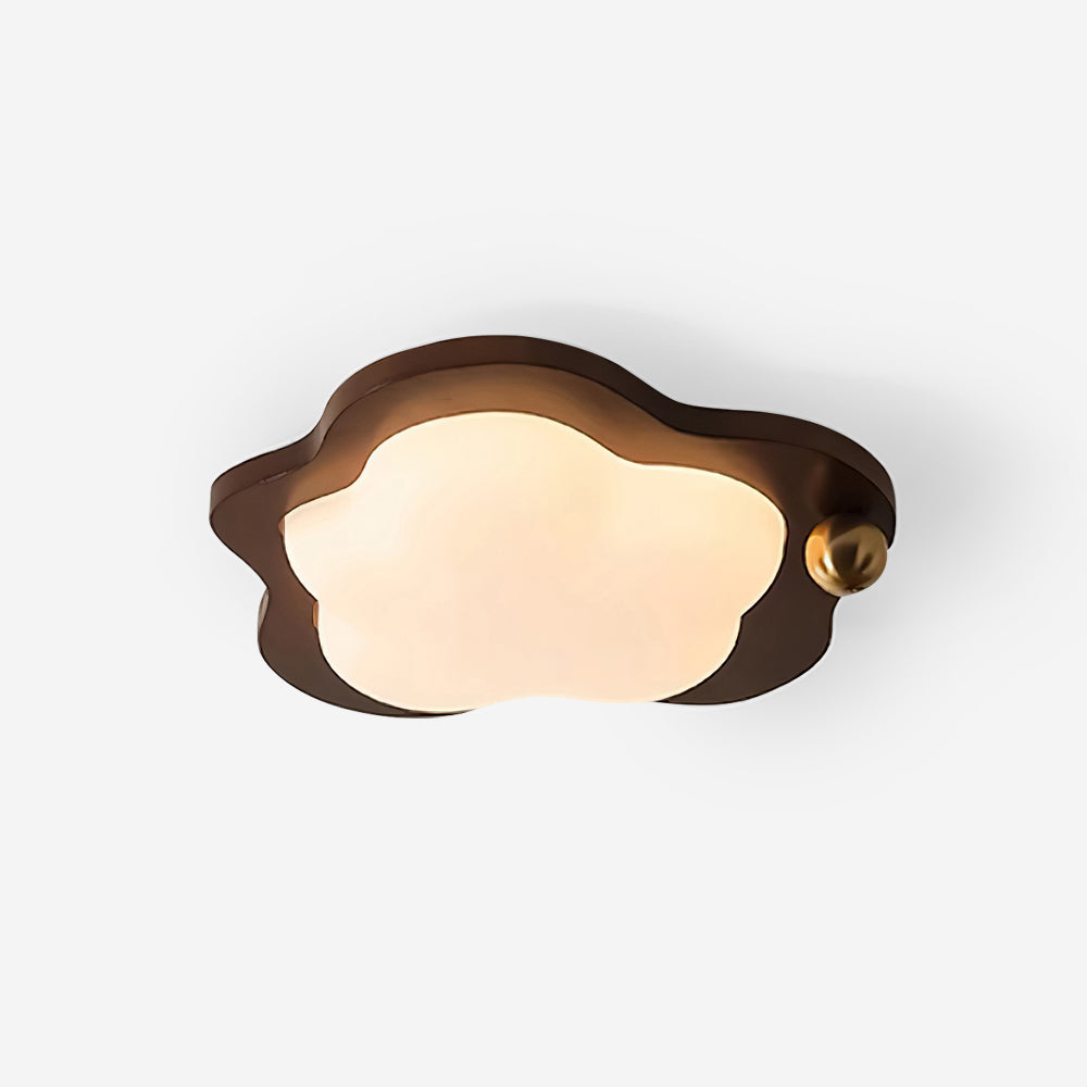 Pivora Cloud-Inspired Flush Mount Light-Neutral Decor