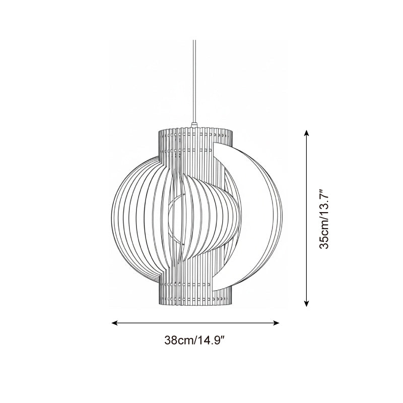 Rinaena Suspension en Bois