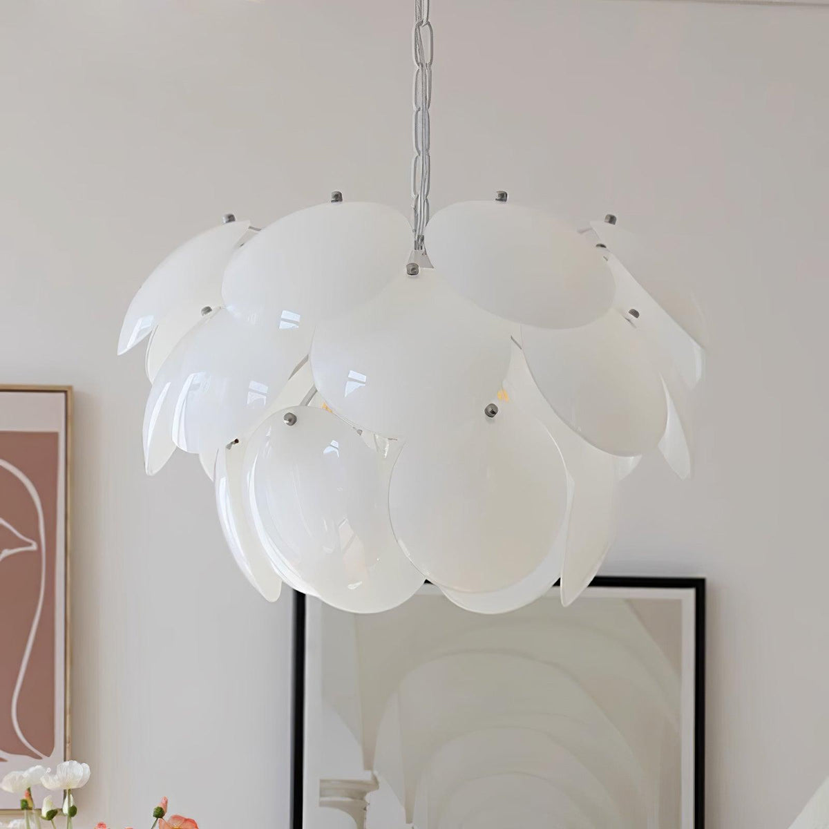 Sophia Minimaliste Verre Lustre