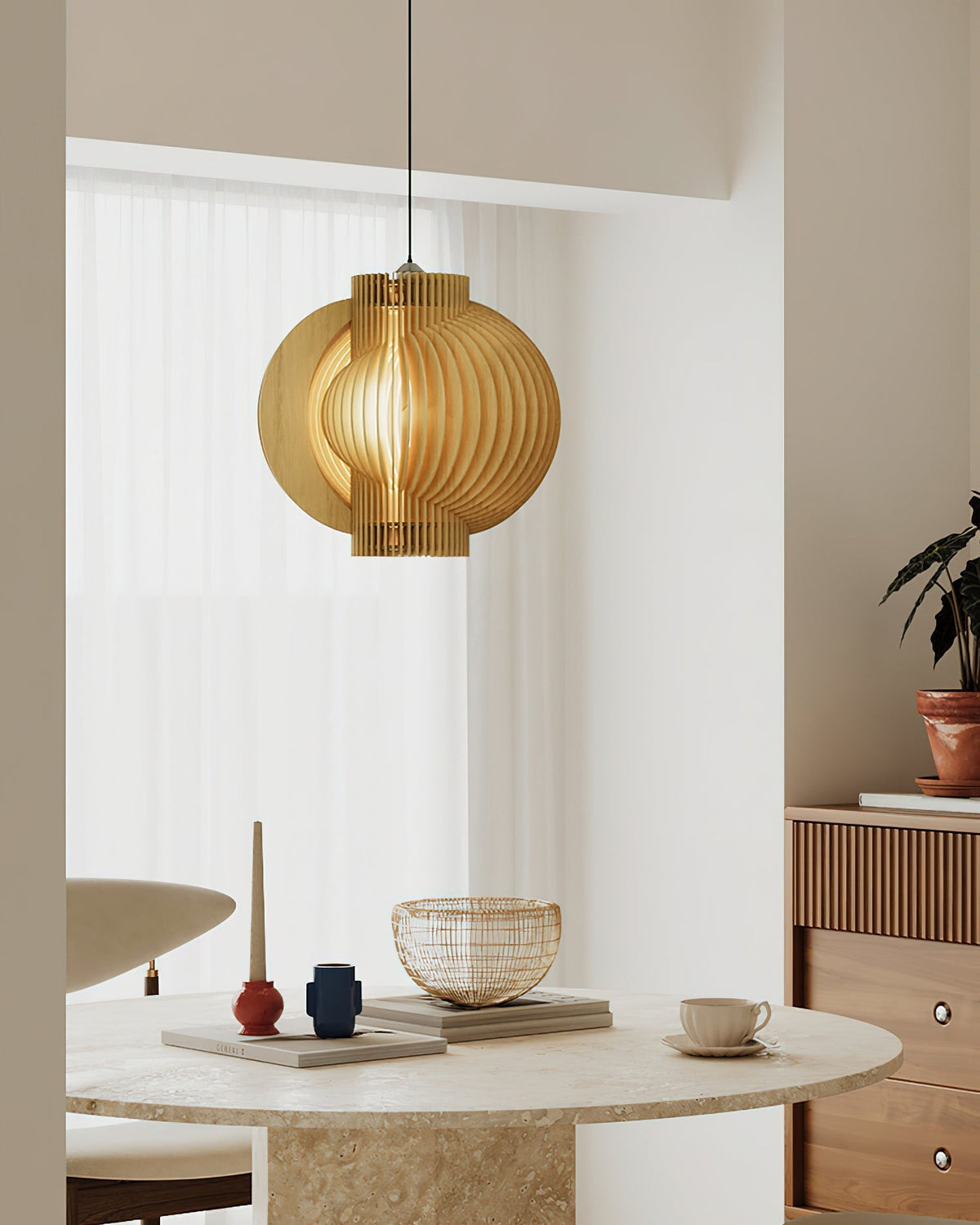 Rinaena Suspension en Bois