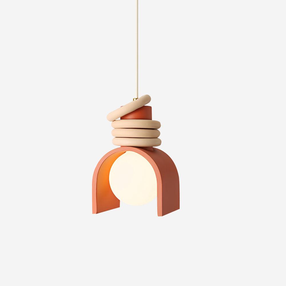 Pendant Light With Glass Globe Warms Dining Rooms Artistic-Neutral Decor