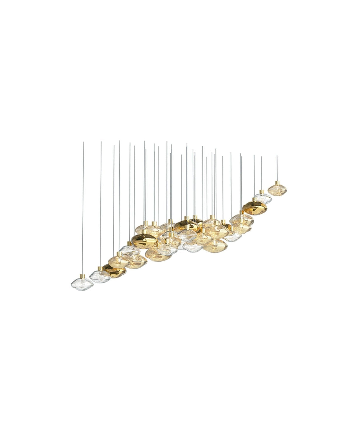 Elmarel Lustre Cristal Flottant Escalier