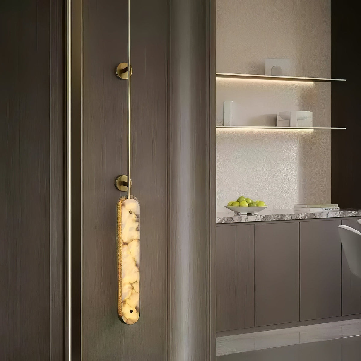 Ilaeir Suspension Verticale en Albâtre