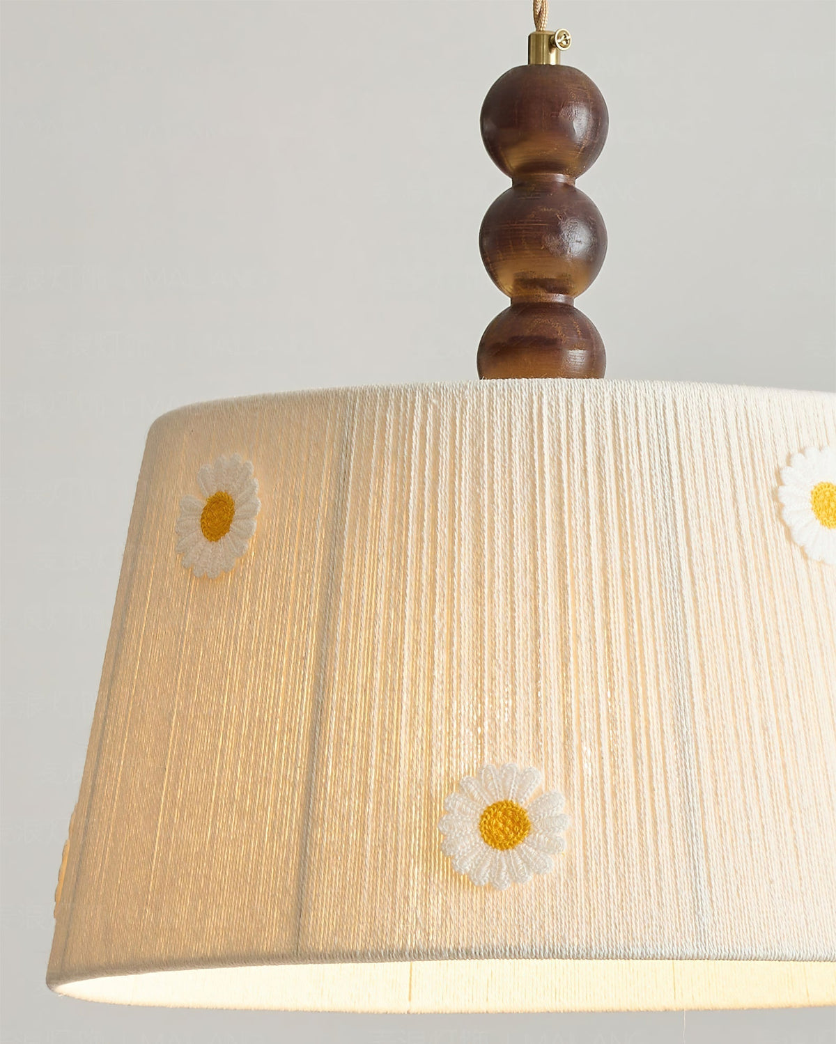 Diagram showing the dimensions of the Lytham Pendant Light: 35cm diameter by 34cm height.