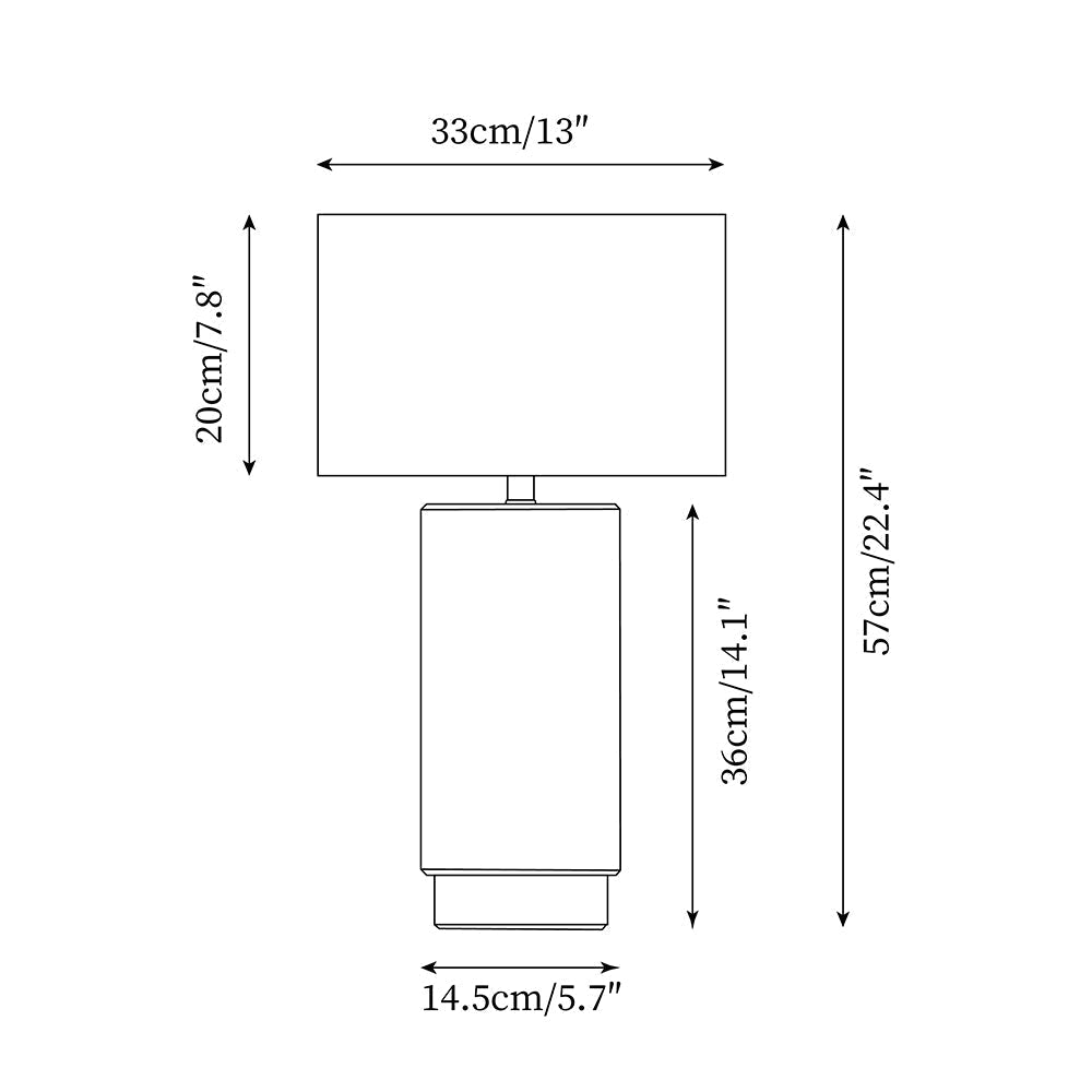 Viraelella Lampe de Table