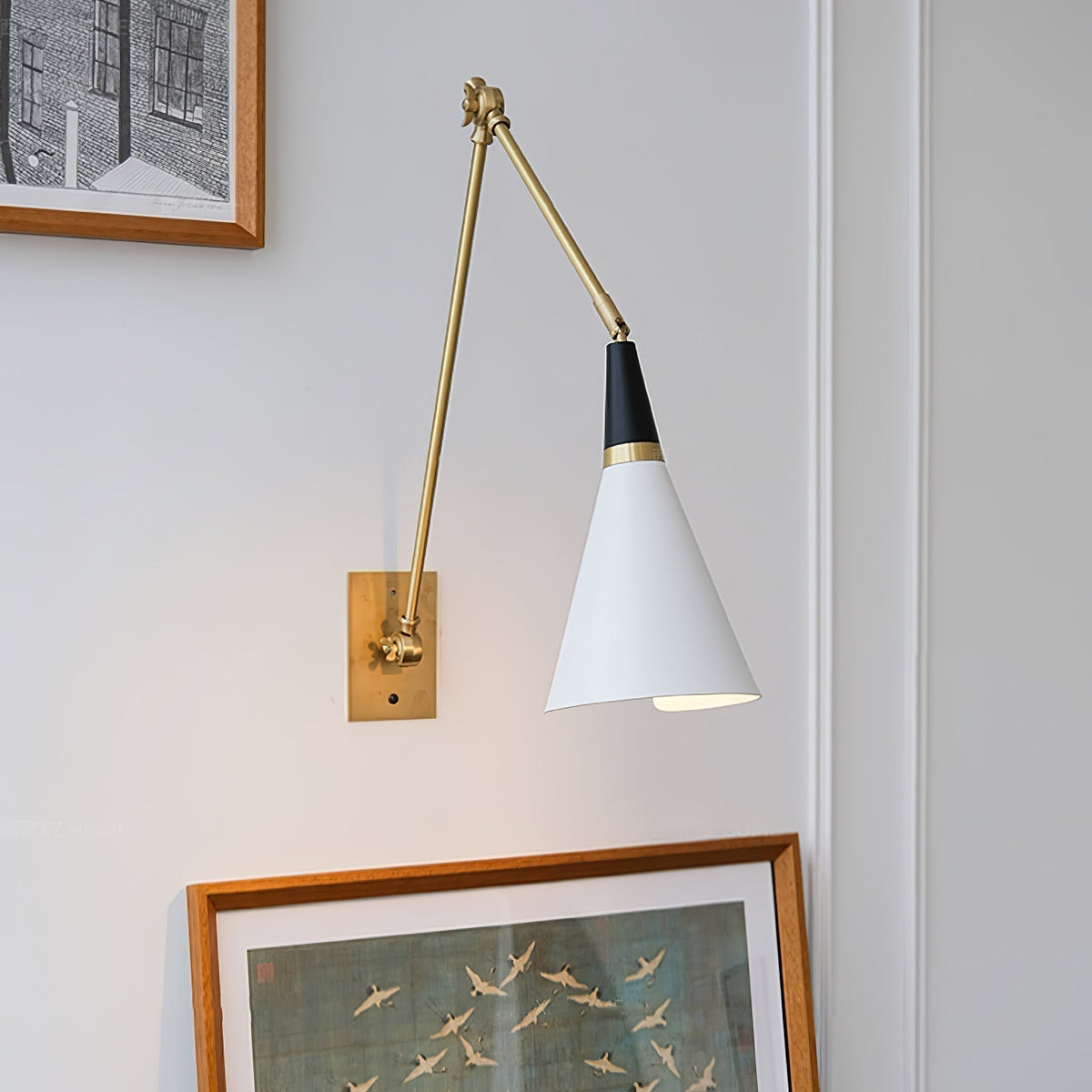 Lindsay Applique Murale Industrielle en Verre Vintage