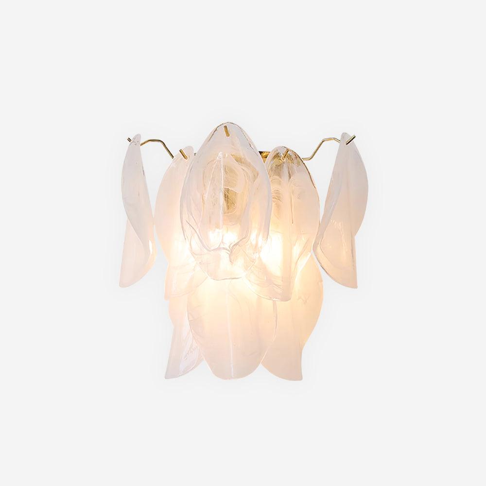 Evelo Petal Glass Wall Lamp-Neutral Decor