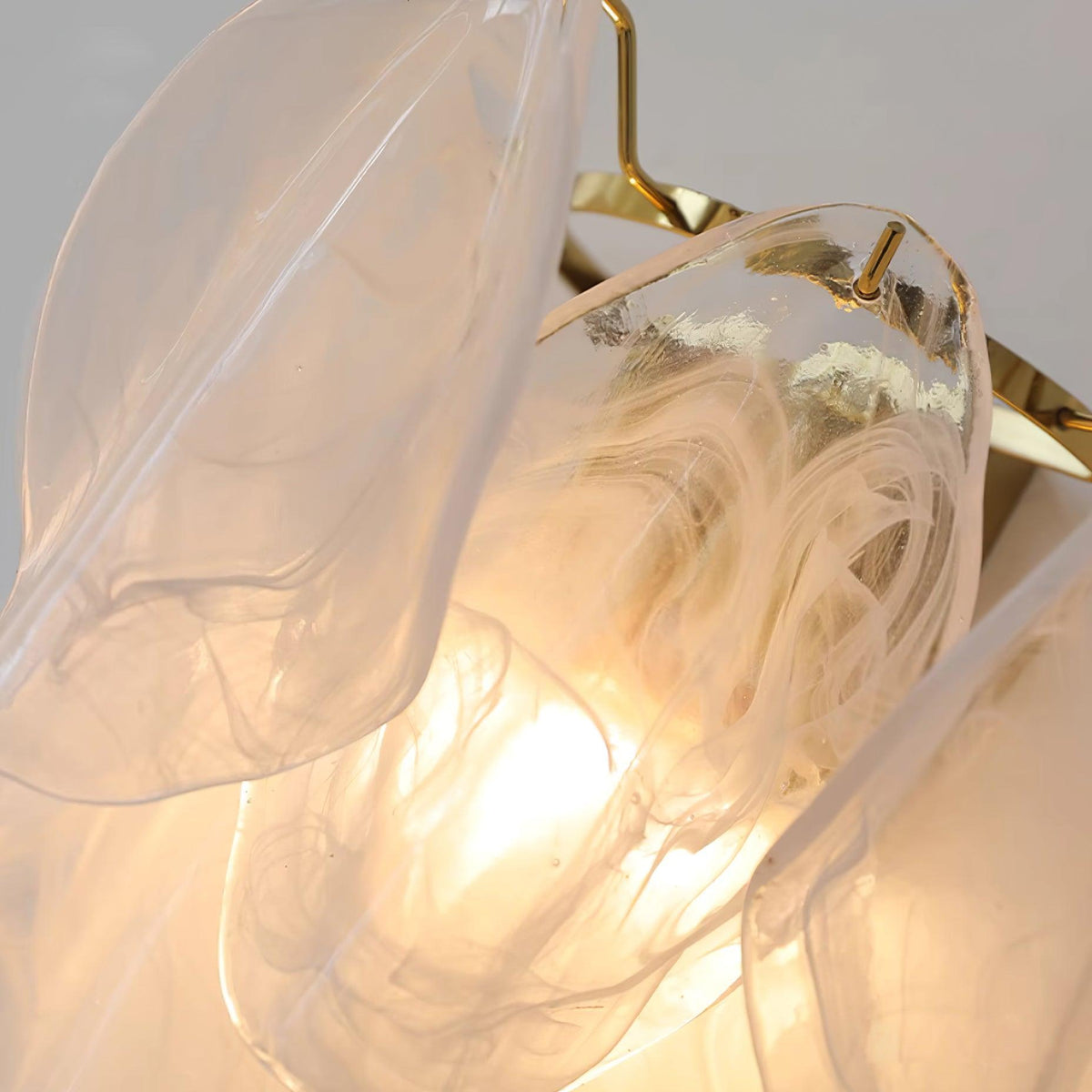 Evelo Petal Glass Wall Lamp-Neutral Decor
