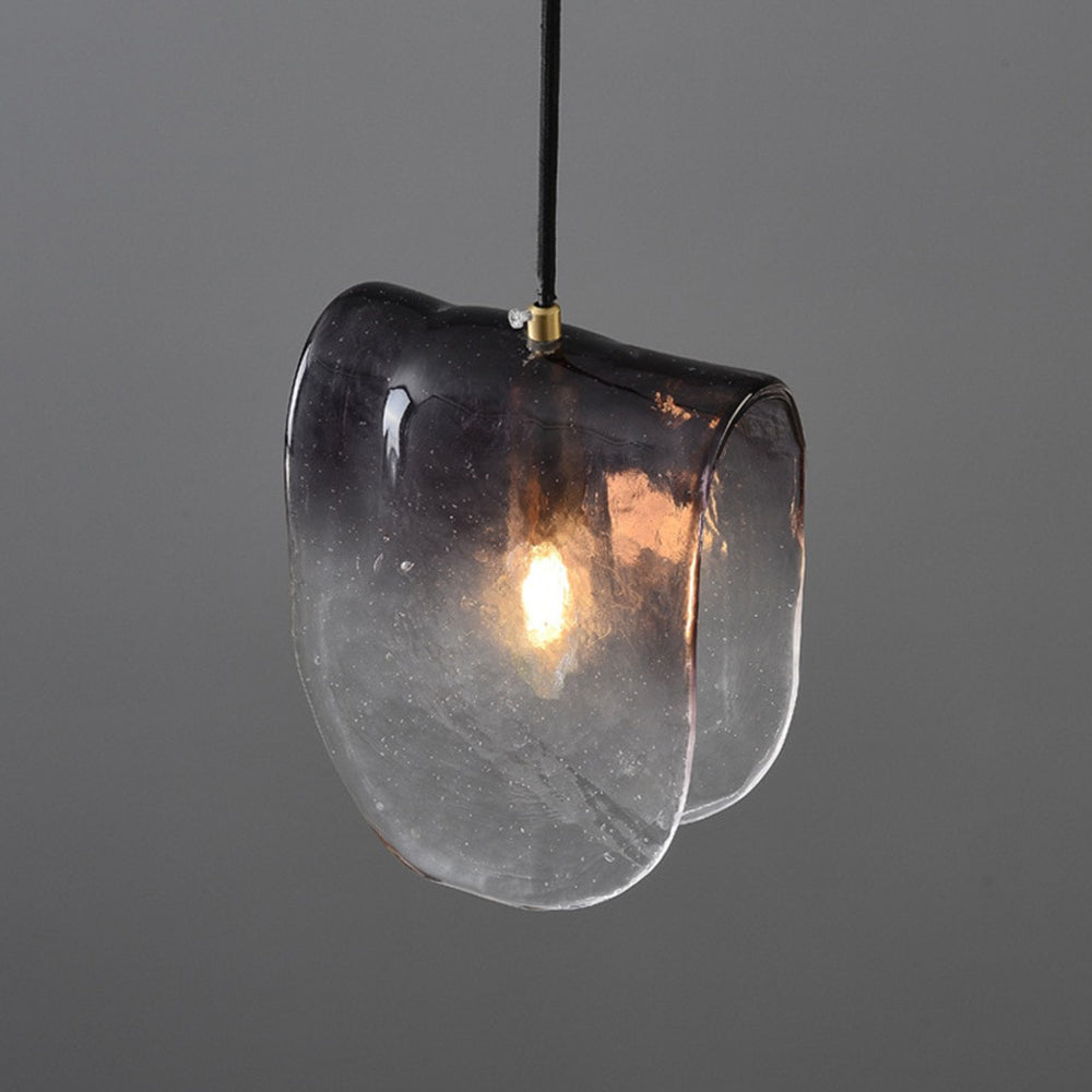 Valentina Suspension Contemporaine Métal/Verre Noir Salon