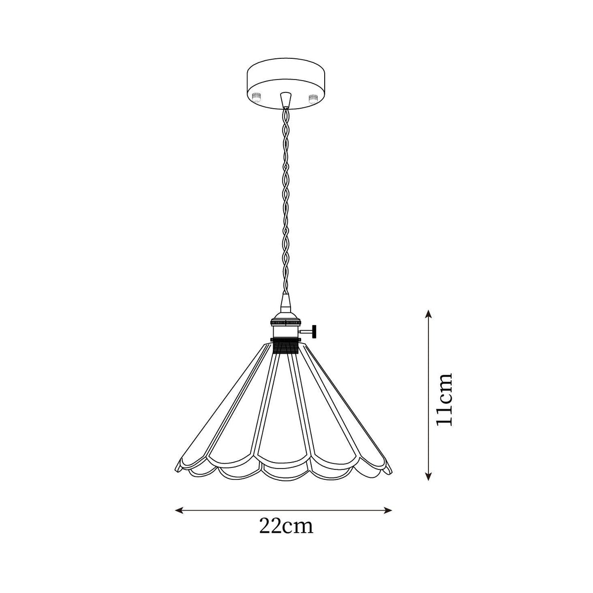Lione Pink Stained Glass Pendant Light-Neutral Decor