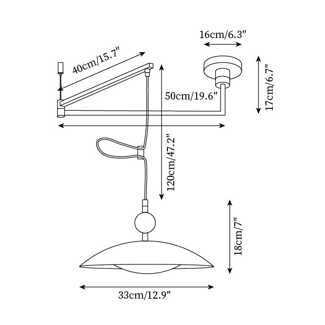 Jovik Adjustable Pendant Light-Neutral Decor
