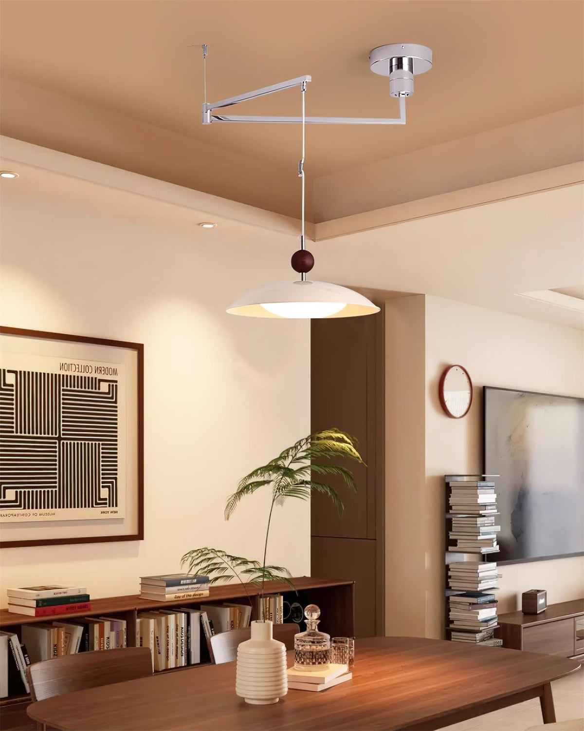 Jovik Adjustable Pendant Light-Neutral Decor