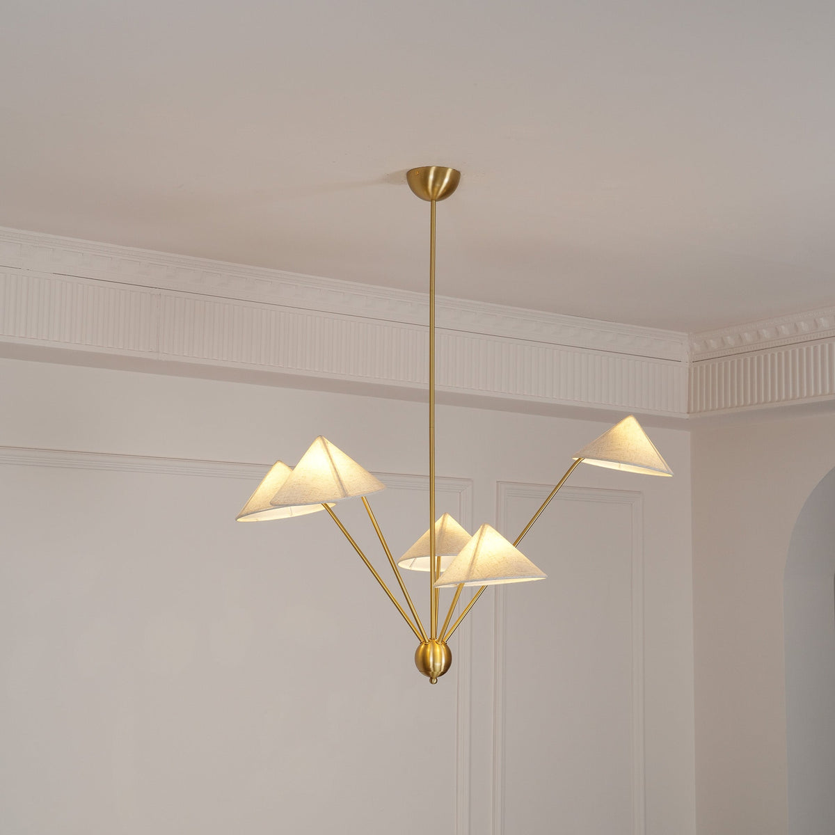 Avlorisra Lustre Laiton Tissu Industriel Vintage