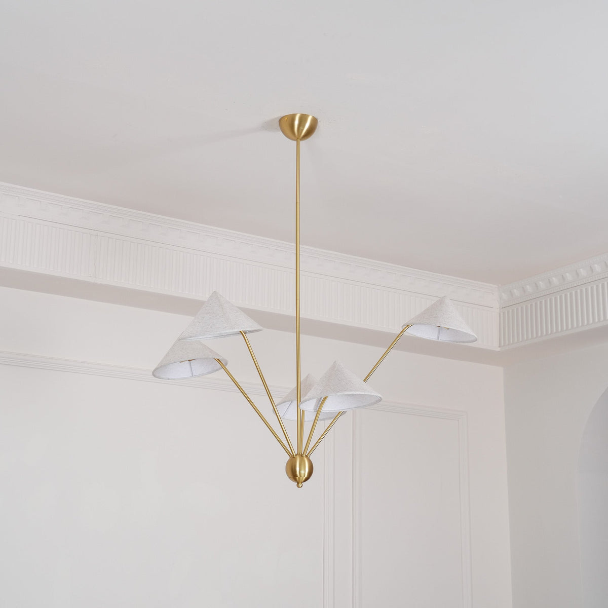 Avlorisra Lustre Laiton Tissu Industriel Vintage