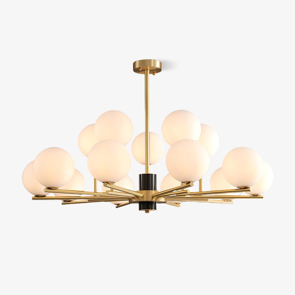 Covynel Lustre en Laiton Mi-Siècle