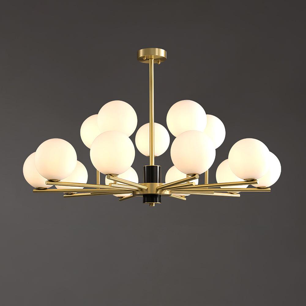 Covynel Lustre en Laiton Mi-Siècle